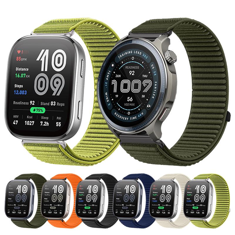 22-мм нейлоновый ремешок для Amazfit Helio, дышащий, легкий, подходит для смарт-часов Amazfit Balance 2/Bip 6/Cheetah Pro