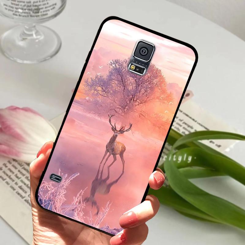 Чехол для Samsung Galaxy S5 S 5 I9600 SM-G900F Милый Расписной Силиконовый Задний Чехол для Samsung S5 Чехлы G9006V Защитный Capa