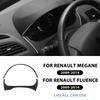 Real Soft Carbon Fiber lnstrument Sticker For Renault Fluence Megane RS 2009 2010 2011 2012 2013 2014 2015 LHD RHD Accessories
