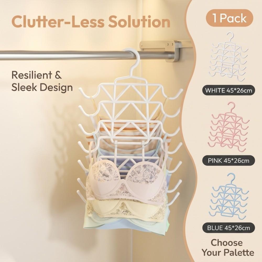 Multi-Layer Underwear Hanger Sturdy Scarf Rack Traceless Bra Hanger Home Storage