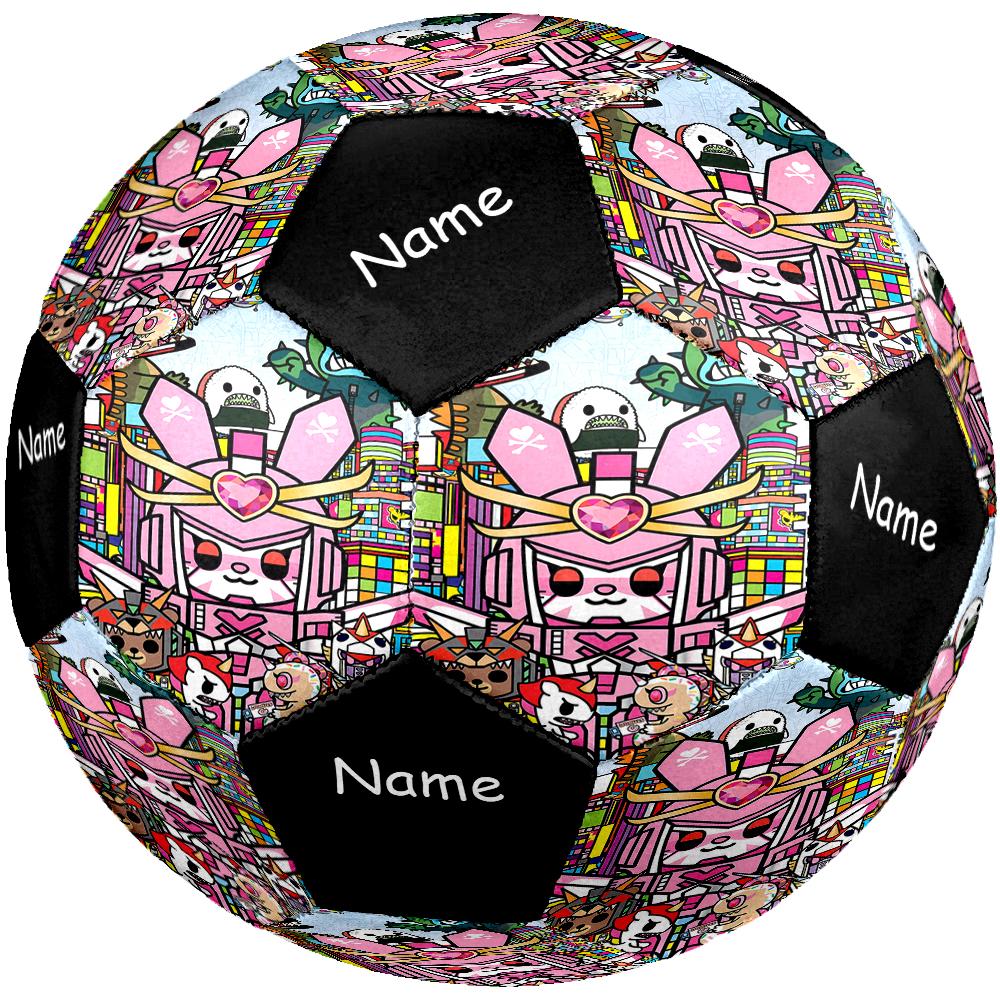 Custom Name tokidoki Theme Size 5 Soccer Ball, Suitable for Both Indoor and Outdoor Matches, a Gift Suitable for Everyone.