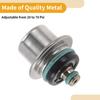 UXCELL Fuel Pressure Regulator for Harley Softail 2001-2007 No.2740801 Metal 20-70 Psi