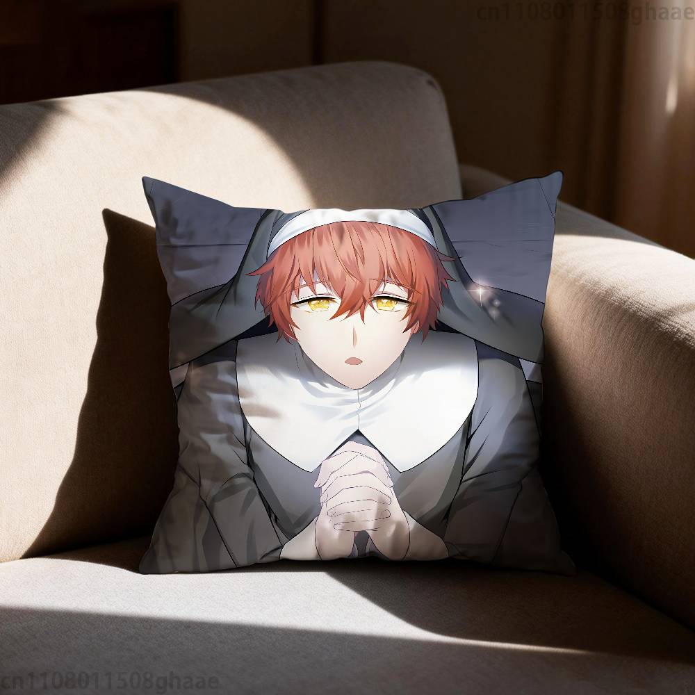 Игра Mystic Messenger Наволочка Диван Гостиная Спальня Изголовье Спинка Подушка Квадратная Подушка Время Сна