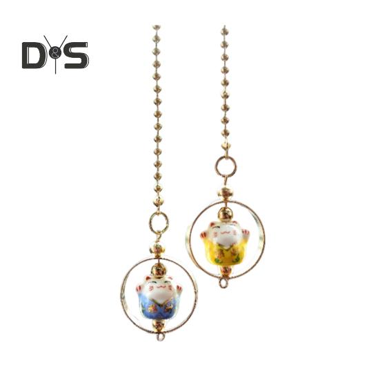 Подвеска для зеркала заднего вида, подвесные аксессуары для салона автомобиля, легко вешать, очаровательный внешний вид, подвесное украшение в виде счастливого кота