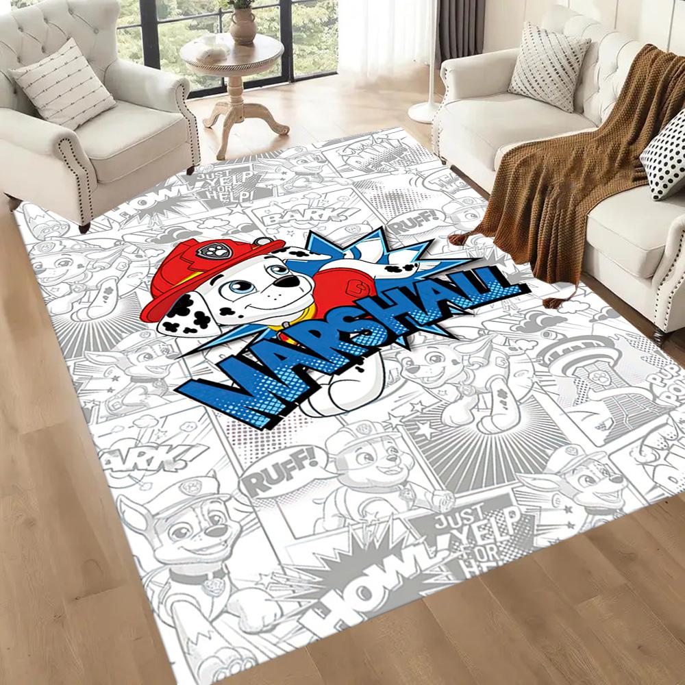 Paw Patrol: Heroic Rescue Team Square rugs are a great choice for living rooms, bedrooms, home décor, and as gifts.