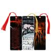 Hot Creative Reader Accessories Movie Horror Acrylic Bookmark Withtassel For Bookworm Student Stationery Teacher Office Supplies