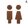 Bathroom Decoration Premium Bathroom Sign Solid Wood Men'S And Women'S Toilet Sign Home Bathroom Decor