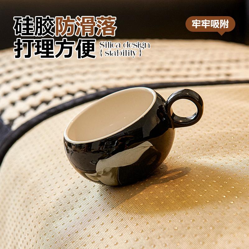 Autumn And Winter Plush Sofa Cushion New Light Luxury High-End Seat Cushion Winter Fixed Non-Slip Sofa Cover Cover Cloth