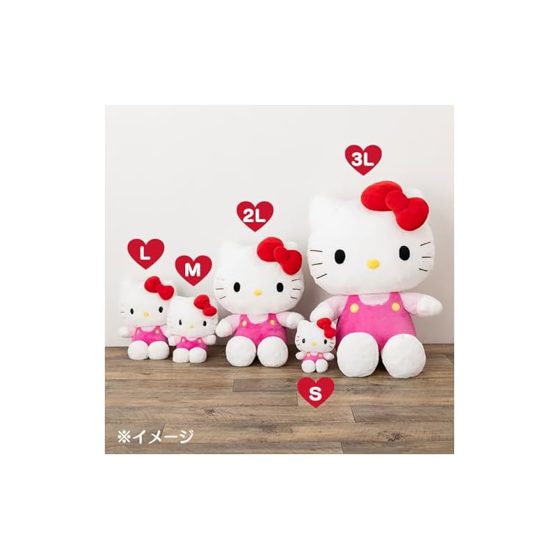 Sanrio Hello Kitty Plush Toy LL, 45 x 35 x 30 cm, Standard Doll, Character, 230219
