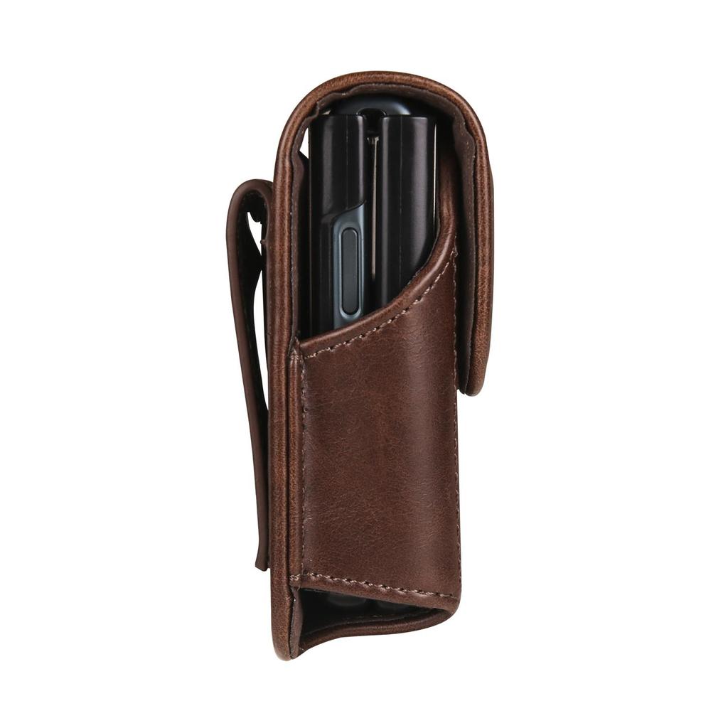 Роскошный кожаный чехол для телефона с зажимом на ремень, мужская поясная сумка для Samsung Galaxy Z Flip5 Flip4 Flip3 5G, Oppo Find N2 Flip Moto Razr, магнитная кобура, чехол