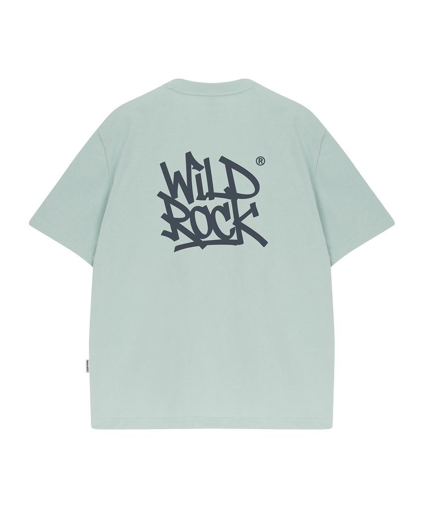 WILDROCK Tag Logo Cool Cotton Oversized Short Sleeve T-Shirt