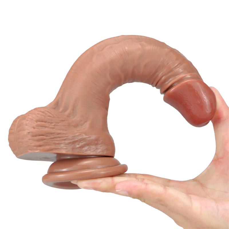 Тор Женский Мастурбатор Симуляция Ручной Большой Дилдо Присоска Дилдо Пенис Взрослые Товары