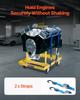 Engine Stand 750LBS/340KG Adjustable Motor Hoist Dolly Steel with 4-Caster
