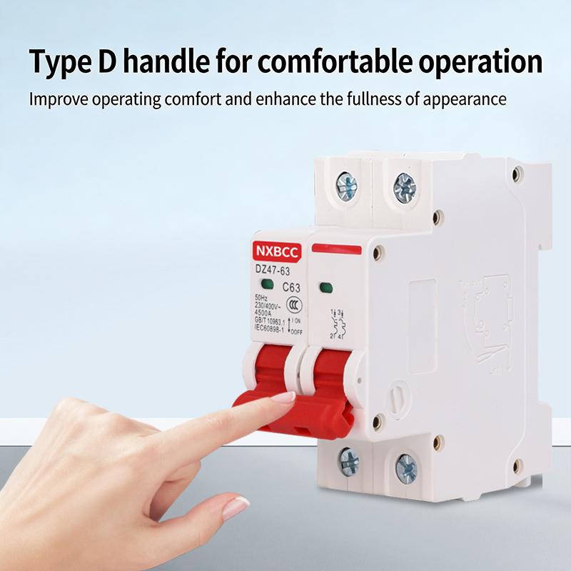 Circuit Breaker C-Type Miniature Circuit Breaker Mcb Click Hardware Miniature Household Air Circuit Breaker
