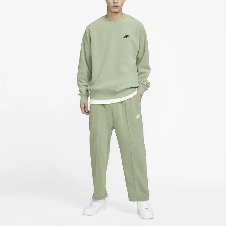 Nike Повседневные флисовые брюки 'Шалфейно-зеленый' Мужские DX0544-386