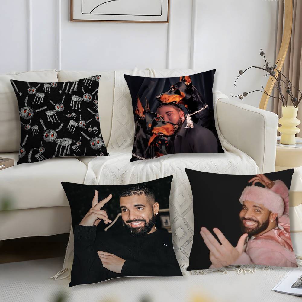 D-Drake For All The Dogs Наволочка Диван Короткий Плюш Двусторонняя HD Печать Комната Домашний Офис Подарок Чехол для Подушки