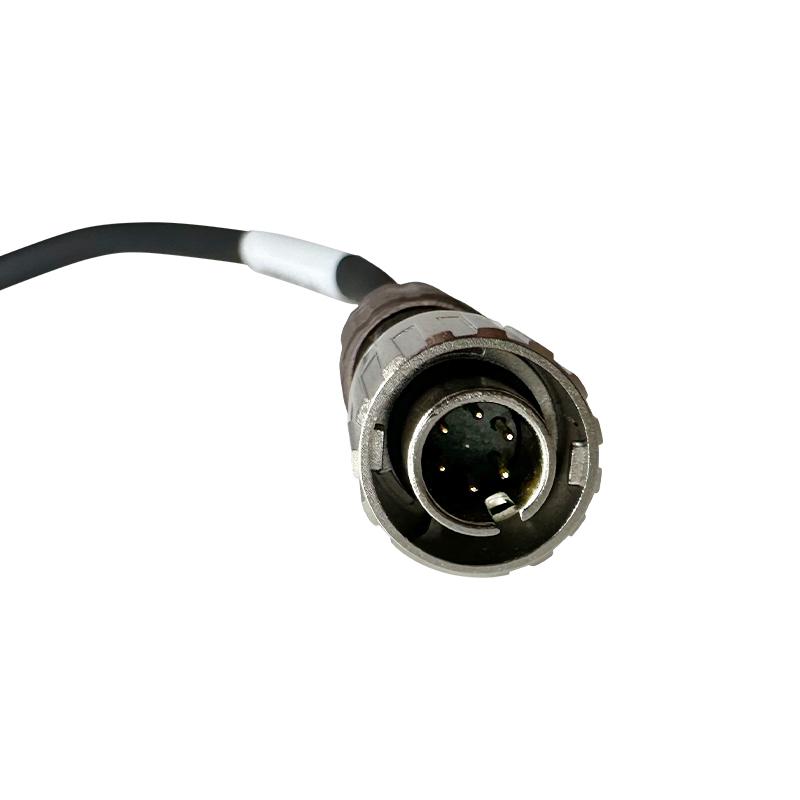 A00307 Power Cable, which is a 30cm-long 6-pin SAE power cable for Top GPS RTK Hiper SR