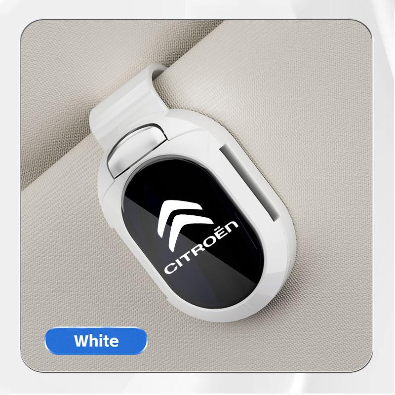 PEZN4 Sunglass Holder For Car Visor Visor Sunglasses Holder Clip For Citroen C3 C4 X7 Xsara Picasso Crosser C-ELYSEE JUMPY NEMO VTS