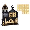 2025 Ramadan Advent Calendar Acrylic Countdown Calendar Islamic Muslim Festival Party Gifts Eid Mubarak Home Decoration Ornament