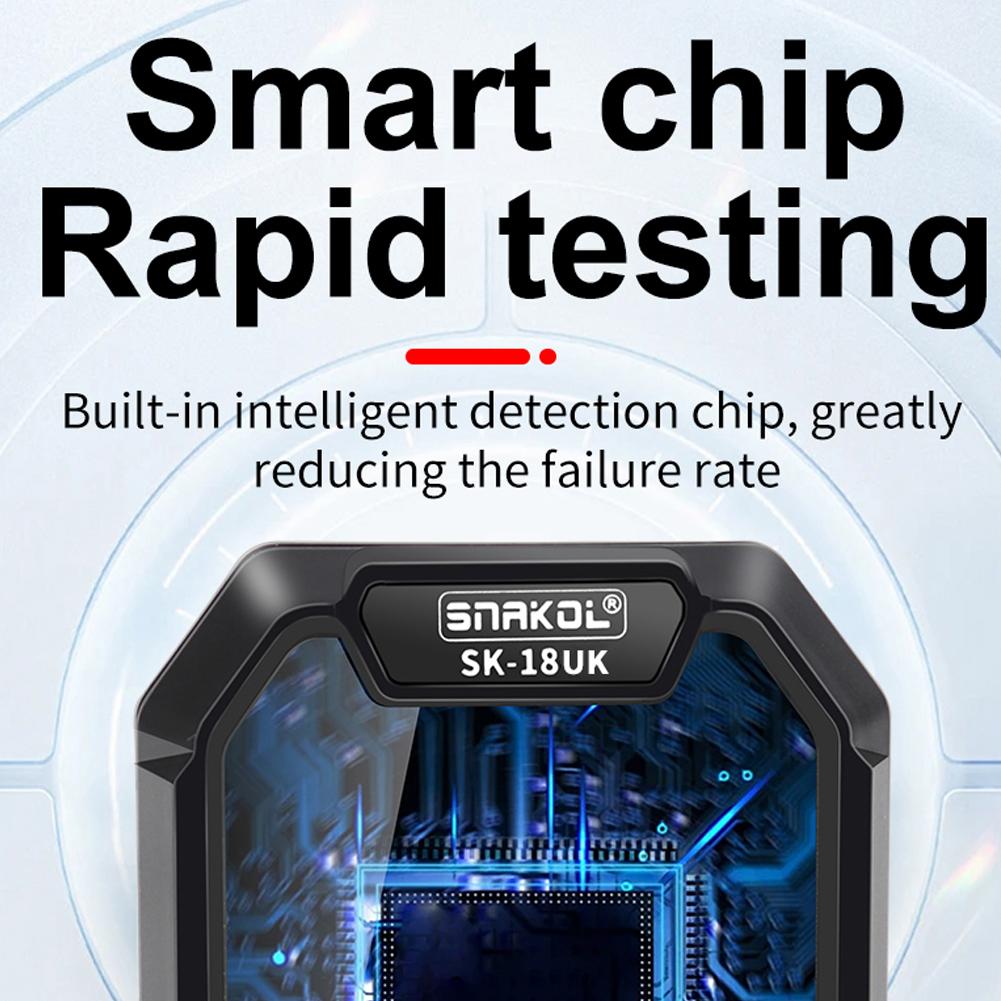 Интеллектуальный тестер розеток Ручной тестер напряжения Инструмент обнаружения утечки RCD ЖК-дисплей с функцией голосового управления