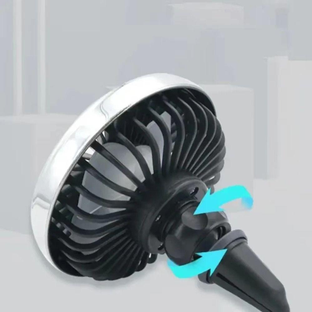 Cooling Portable Mini Fan Radiator Car Air Conditioner Decoration Car Air Vent Clip Fan Summer