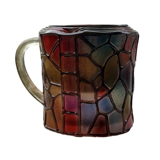 Picture Book Cup 3D Book Stacking Mug Hand-Drawn Literary Coffee Cup for Book Lovers Teachers Librarians