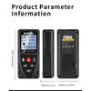Snakol Laser Distance Meter 50M 70M 100M 120M Profesional Digital Rangefinder Roulette Ruler Laser Tape Measure with USB Charge