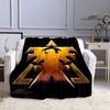 StarCraft Logo Printed Blanket Children Warm Beautiful Blanket Flannel Soft and Comfortable Blanket Home Travel Birthday Gift