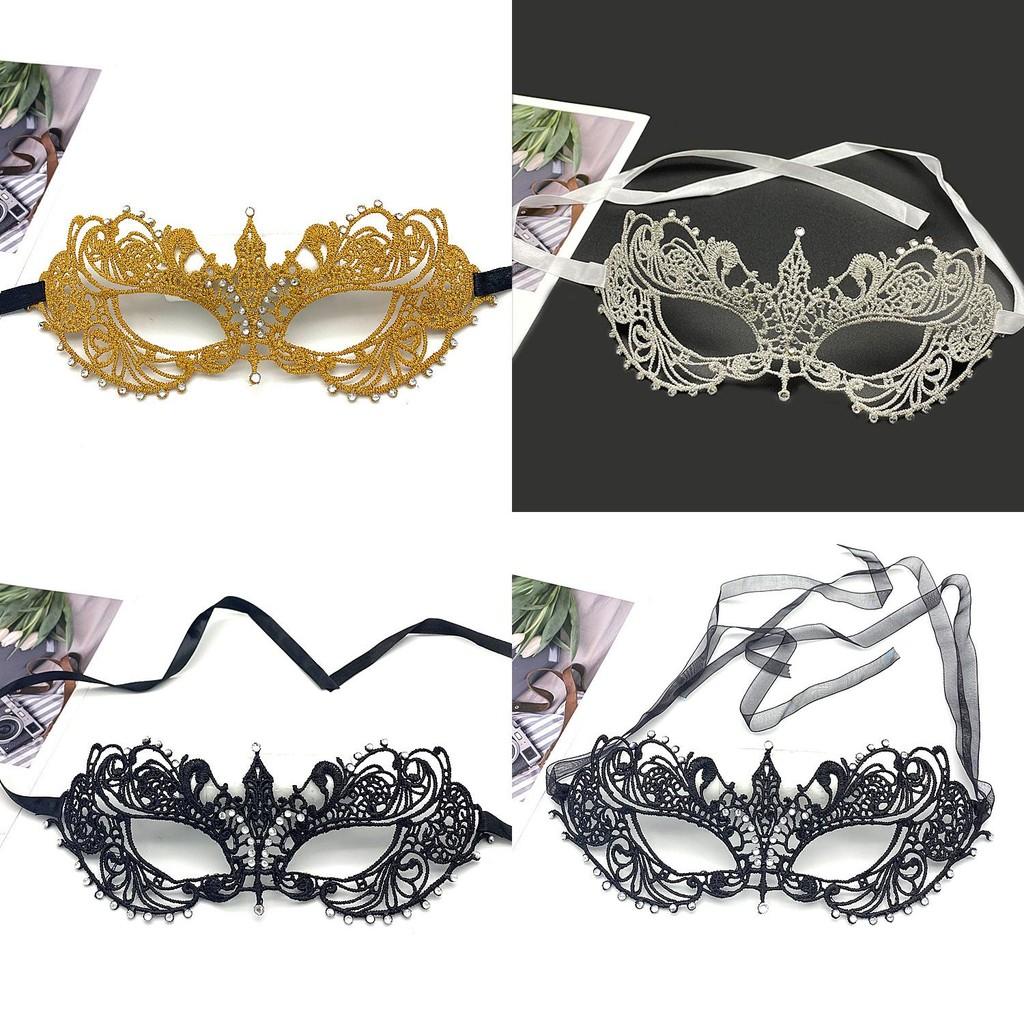 Аксессуар для костюма на Хэллоуин с кружевной филигранью и блестящими деталями для тематических мероприятий и косплея на Хэллоуин