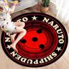 Anime Naruto Round Carpets for Living Room Rugs Soft Flannel Floor Area Rug Bedroom Carpet Mat for Children Kitchen Rug