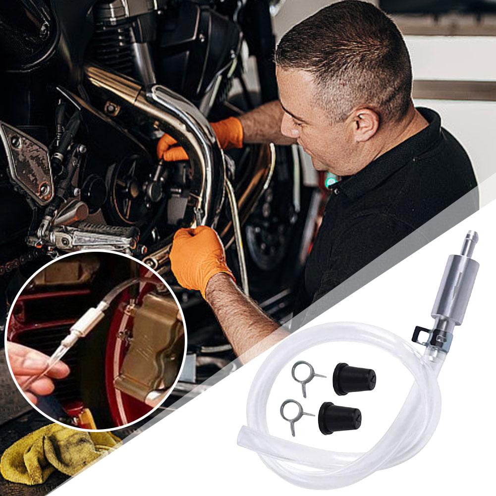 Brake Bleeder Hose Wear Resist Brake Fluid Bleeder Hose Leak-Proof Universal Brake Fluid Bleeder Kit for Car Motorcycle Clutch