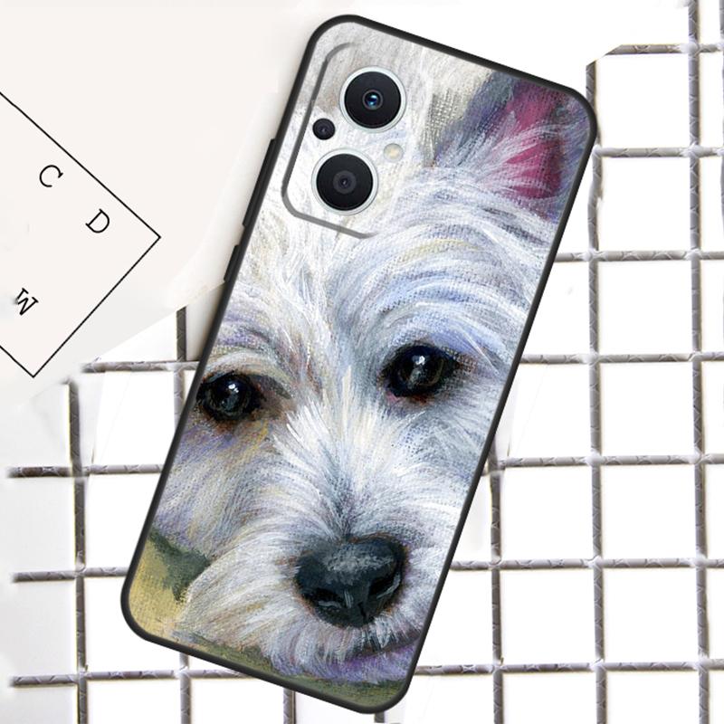 Чехол для телефона с собакой Вестхайленд Уайт Терьер для OPPO Reno 14F 13F 12F 11F 10 Pro 8T 7 8 Lite OPPO Find X8 X6 X5 X9 Pro