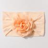 New Jacquard Baby Elastic Headband Cute Solid Color Flower Children's Headband Four Seasons Thin Baby Jewelry
