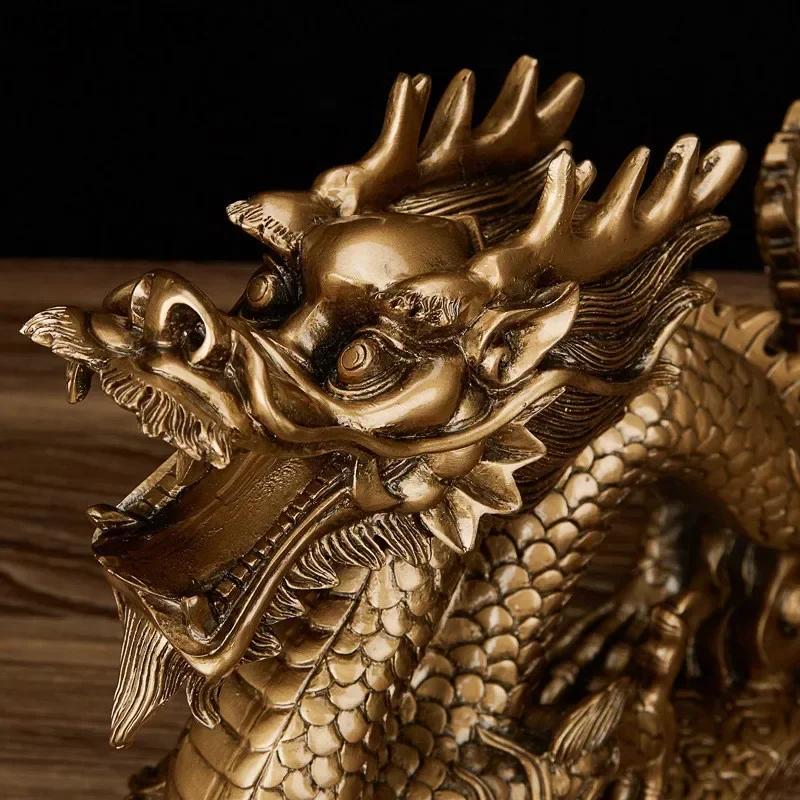Новый стиль, украшение из смолы «Счастливый дракон», гостиная, спальня, кабинет, креативное украшение, открытие магазина, благоприятные поделки