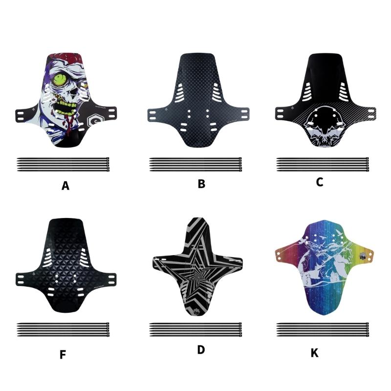 2pcs Mountain Bike Mudguards Cycling Splashes Mud Guards Durability Mudguards  for Smooth Cycling