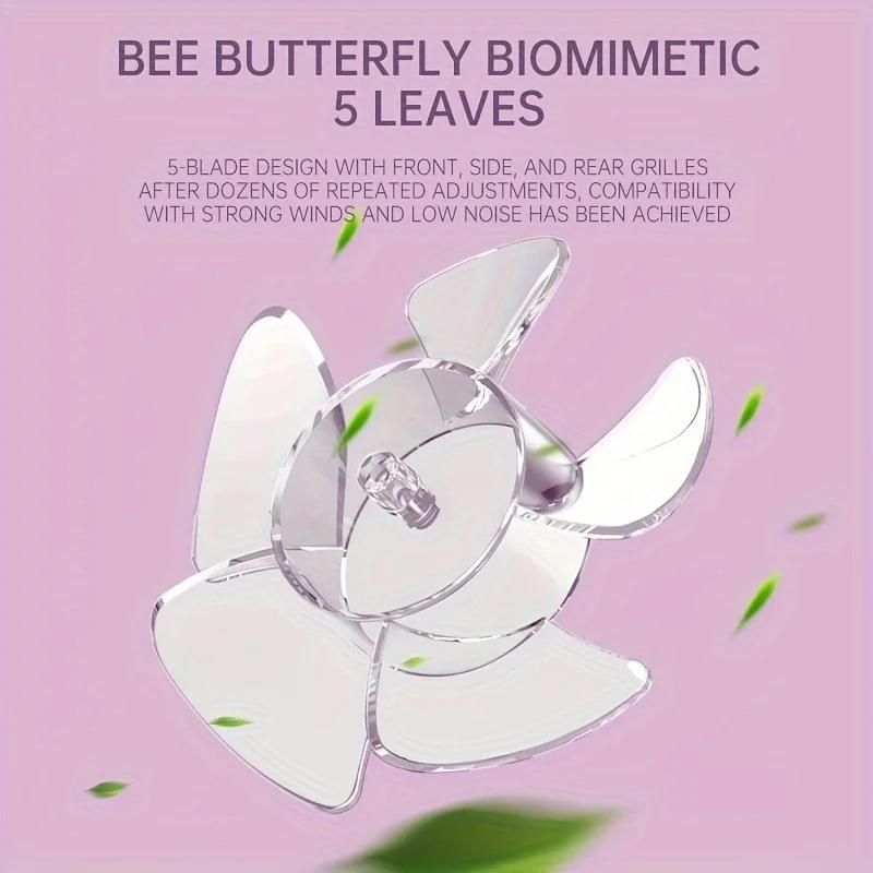 1800mah Mini Portable fan,USB Electric Fan 3 Speeds Rechargeable Portable Fan Eyelash Hand Fans for Room Camping Supplies Neck