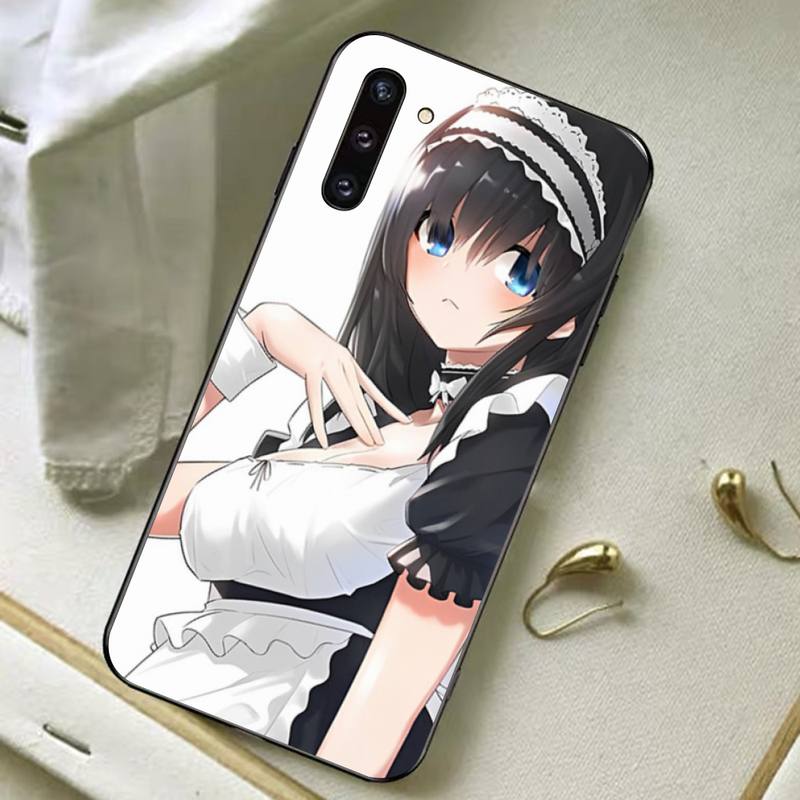 Милый чехол для телефона с девушкой-горничной для Samsung A51 A30s A52 A71 A12 для Huawei Honor 10i для OPPO vivo Y11