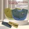 Bird Shoulder Feces Guard Bite Proof Scratch Resistant Cape for Parrots Macaws Washable Pet Bird Diaper