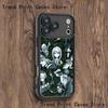 Чехол для телефона Нагито Хаджиме Комахина для iPhone 17,16,15,14,13,12,11,Pro,Max,Plus,X,XS,SE4,E,Mini Черный Утолщенный край Чехол
