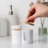 Cotton Round Pad Holder Powder Puff Storage Boxes Home Cotton Swabs Box Makeup Organizer Dustproof Portable Durable Bathroom Jar