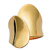 Gold Plated Ring 'Etreinte' Golden - 30 Mm