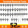 52pcs Terminal Removal Tool Electrical Wire Plug Connector Pin Extractor Kit Car