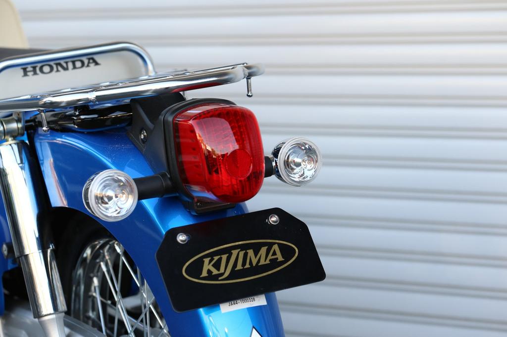 Kijima Clear Turn Signal Lens Set with Mimic Bulbs (2 pcs) for Honda Super Cub / Cross Cub, 2018–, P/N 217-4449