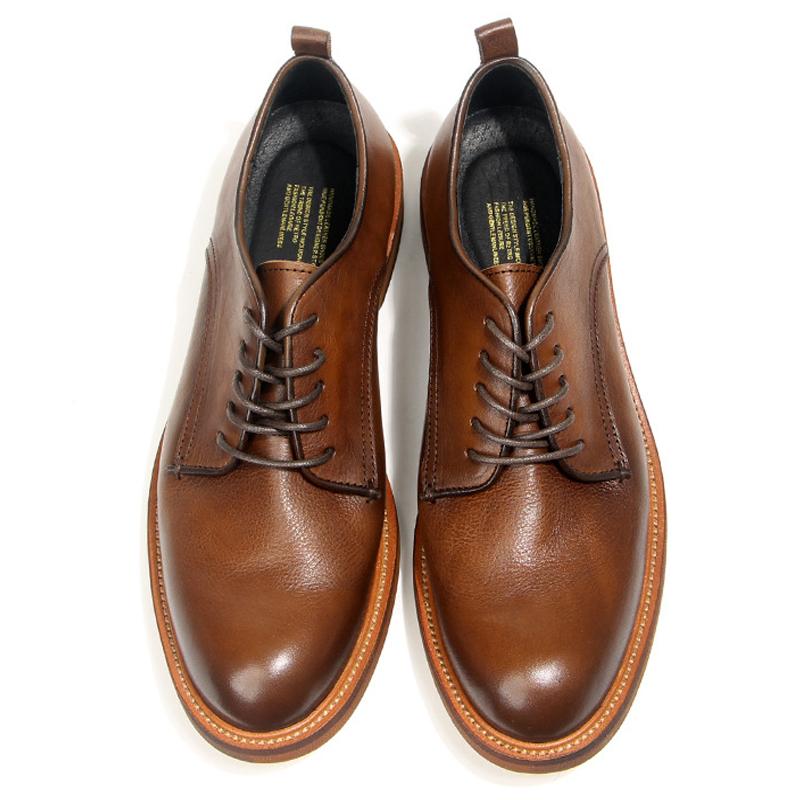 Retro Men Leather Shoes Cow Leather Casual Shoes Men Handmade Genuine Leather Men'S Shoes Comfort Men Formal Shoes Non-Slip