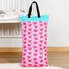 Happyflute Reusable Hanging Wet Dry Cloth Diaper Bag With Double Zippered Pockets 40*70cm