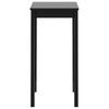 Vidaxl Stolik Barowy Z Mdf, Czarny, 55 X 55 X 107 Cm