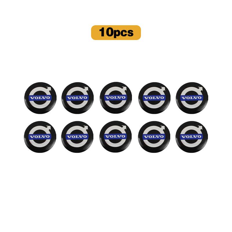 5/10Pcs 14mm Car Key Emblem Stickers Auto Door Keyhole Logo Decal For Volvo V60 V40 XC90 S60 S40 XC60 V50 V70 XC40 S80 EM90 S80L