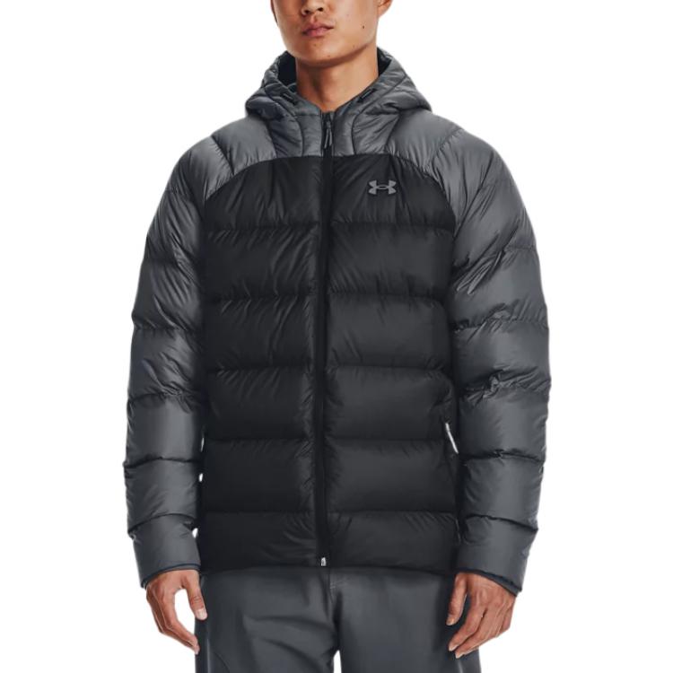 Under Armour Пуховик мужской черный серый 1364903-002
