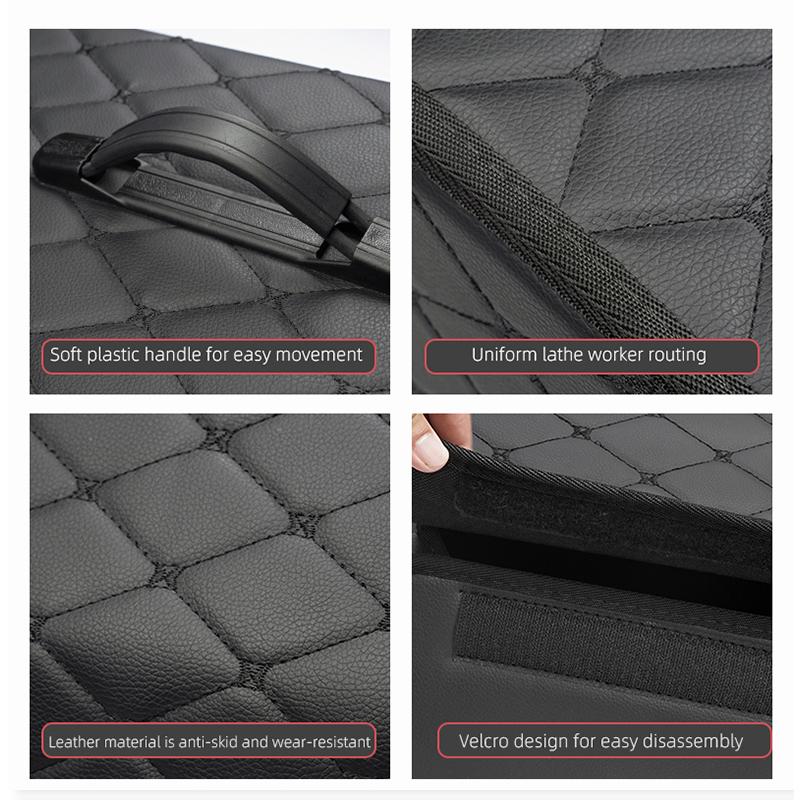 2026 Горячий Для Автомобиля Volkswagen VW Сумка-органайзер для Хранения в Багажнике Кожаный Ящик для Порядка Для VW GTI Polo Golf Passat Tiguan Arteon Touareg