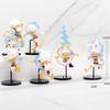 5 шт./комплект Фигурки Игрушки One Piece Gear 5 Ника Луффи Бог Солнца Q Версия ПВХ Фигурка Мультяшный Луффи Аниме Коллекция Модель Куклы Подарки